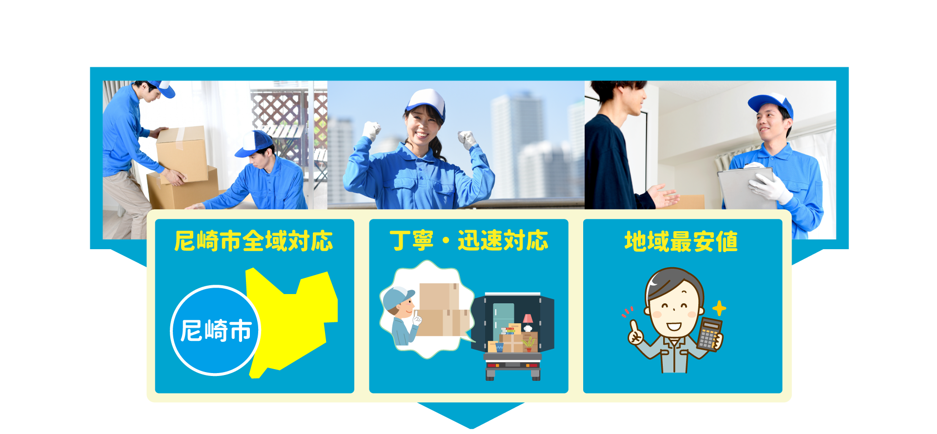 尼崎市全域対応・丁寧・迅速対応・地域最安値